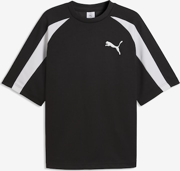 PUMA Funktionsshirt 'T7 Big Cat' in Schwarz: Vorderseite