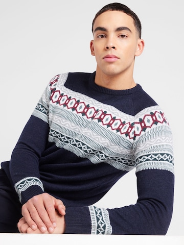 Lindbergh Sweater 'Heritage' in Blue