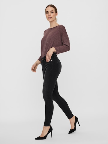 VERO MODA Skinny Τζιν 'Peach' σε μαύρο