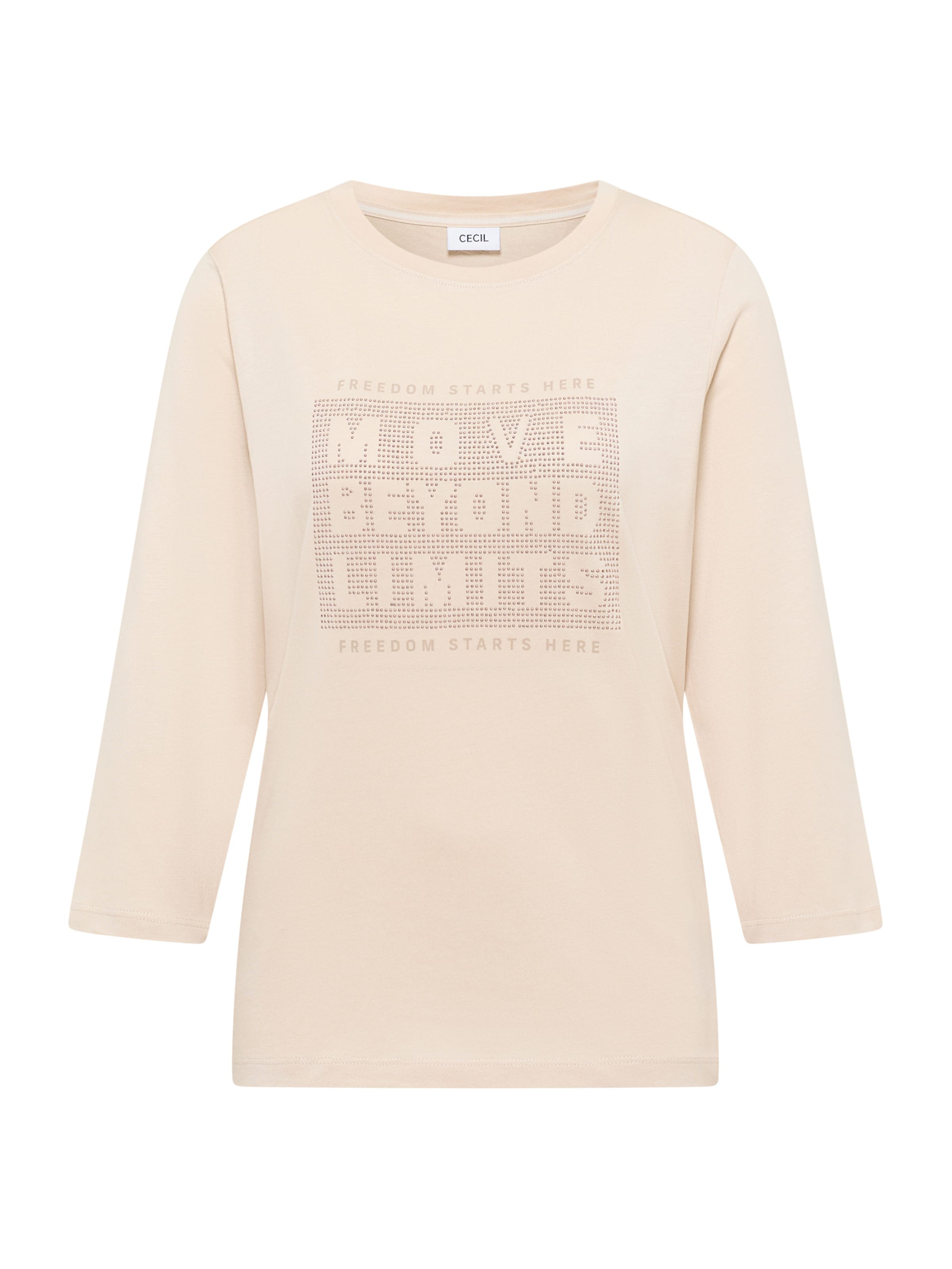 CECIL Shirt 'Hotfix' in Beige: front