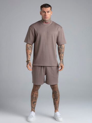 Regular Pantalon SikSilk en marron