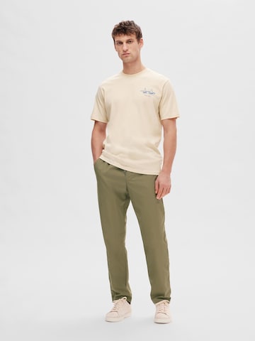 Regular Pantaloni 'Nick' de la SELECTED HOMME pe verde