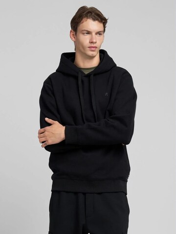 Felpa di REPLAY in nero: frontale