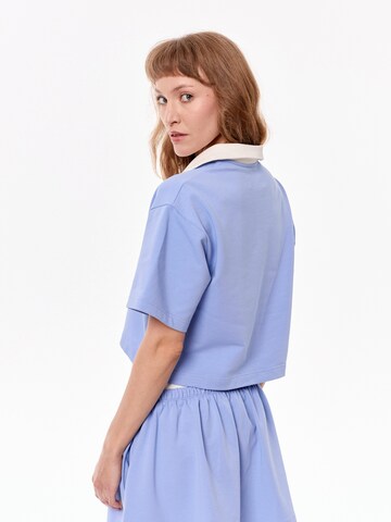 T-shirt 'GOIA' mandragora en bleu