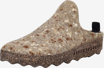 Asportuguesas Hausschuh in Grau: Vorderseite