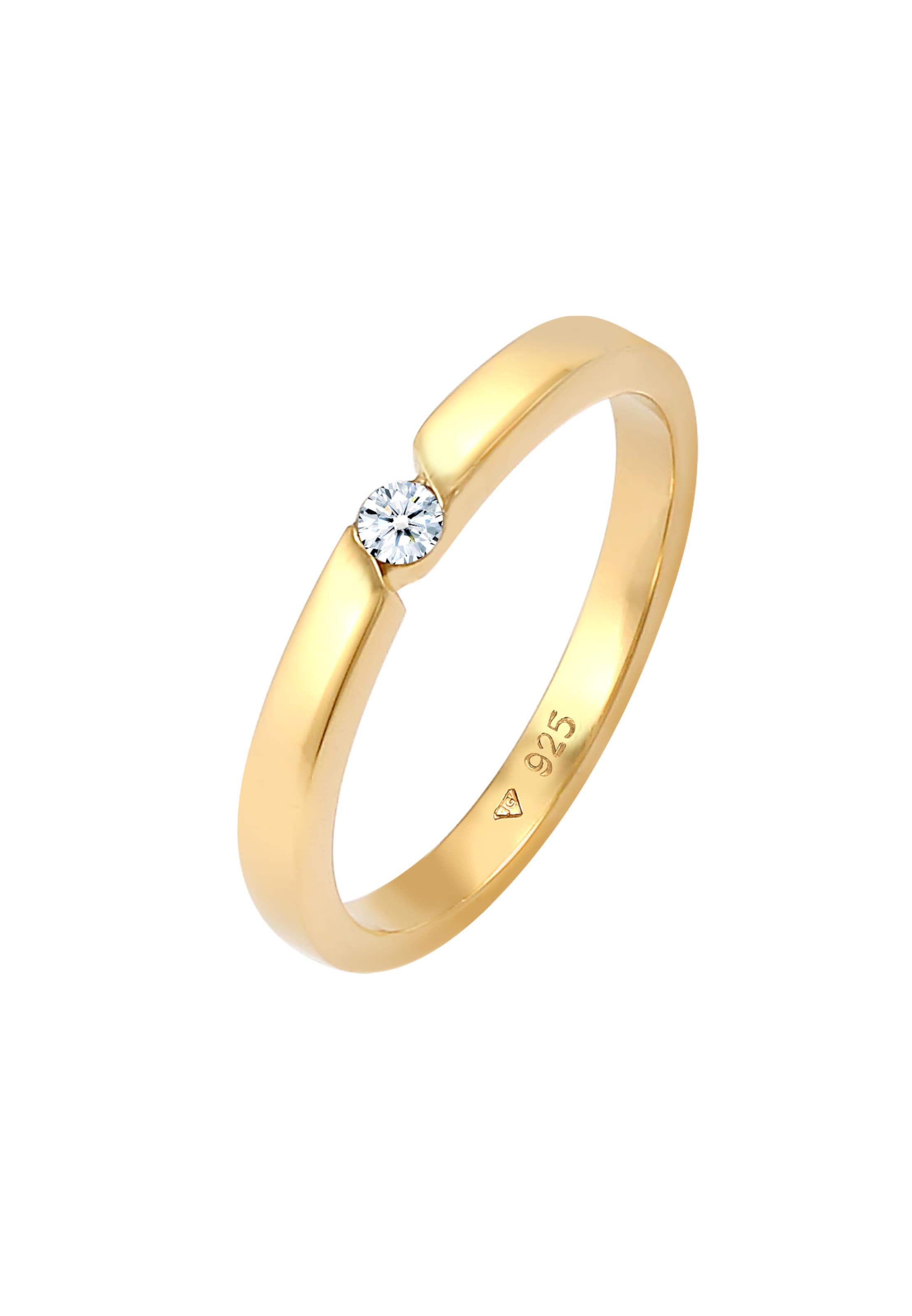Elli DIAMONDS Ring Diamant in Gold: Vorderseite