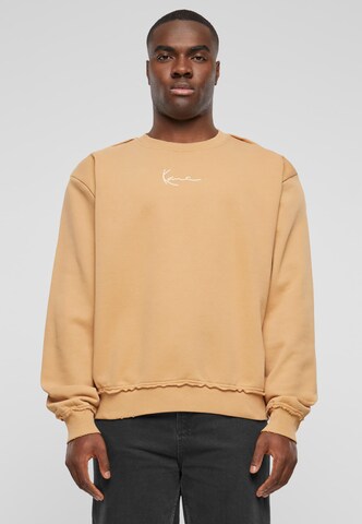 Karl Kani Sweatshirt i beige: framsida