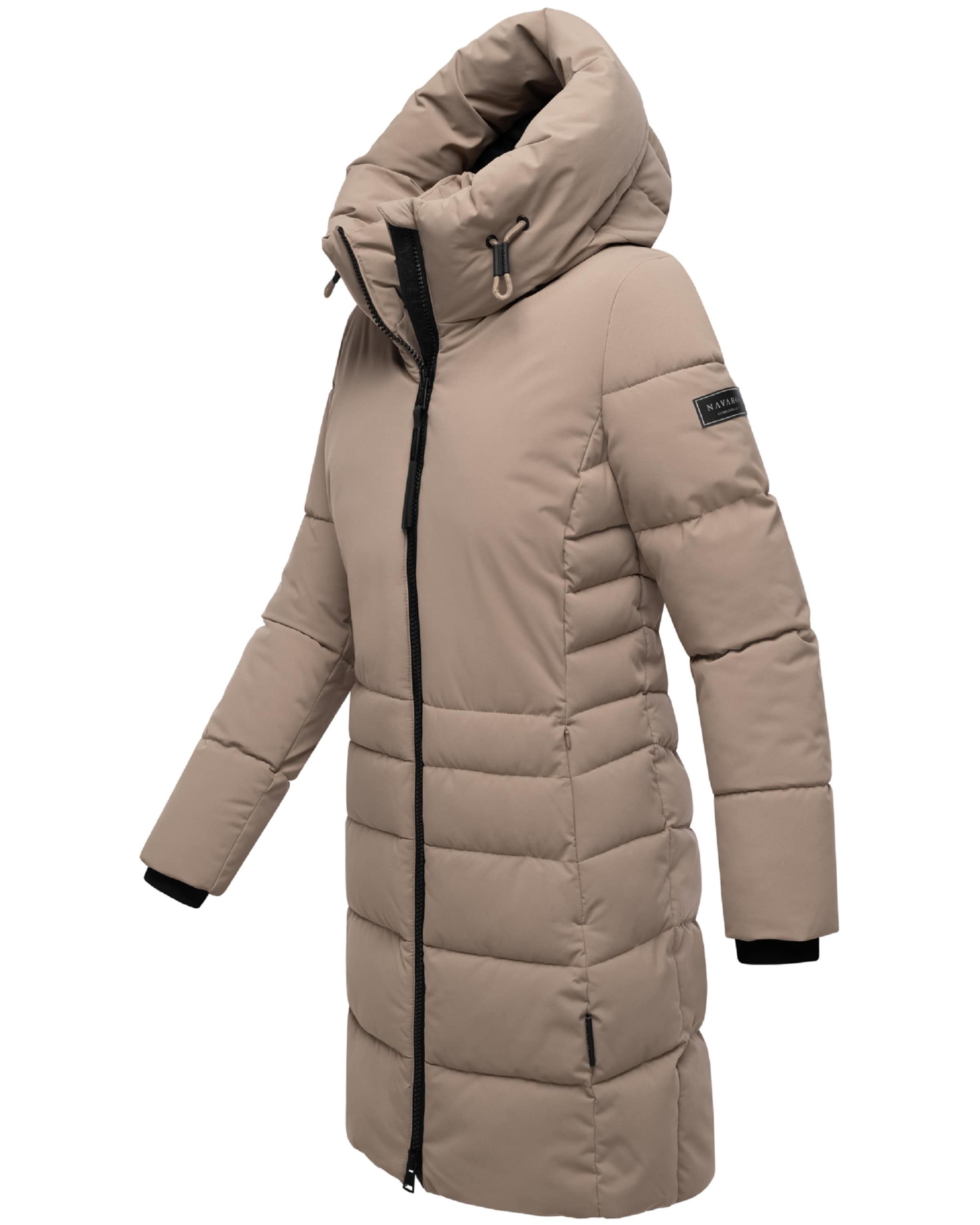 NAVAHOO Winter coat 'Mondnebel XIV' in Brown