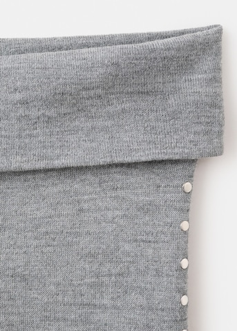 MANGO Flared Pants 'Studis' in Grey