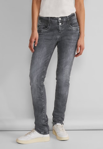 STREET ONE Regular Jeans in Grey: front