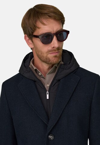 Cappotto invernale di Boggi Milano in blu: frontale