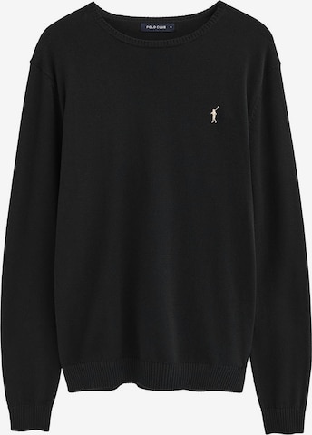 Polo Club Pullover 'Rigby' in Schwarz: Vorderseite