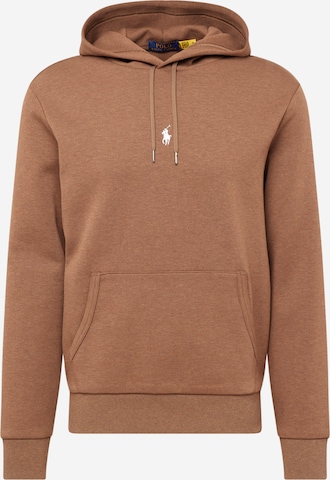 Sweat-shirt Polo Ralph Lauren en marron : devant