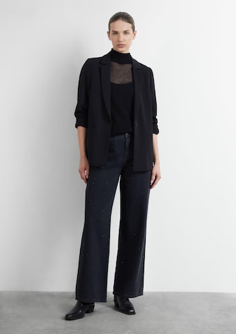 Wide Leg Jean 'Anna' COMMA en gris : devant