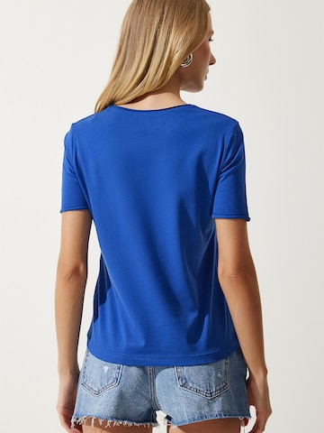 T-shirt Happiness İstanbul en bleu