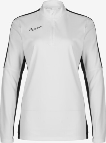 NIKE Athletic Sweatshirt in White: front