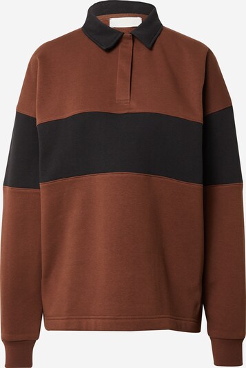 LeGer by Lena Gercke Sweat-shirt 'Frieda' en marron châtaigne / noir, Vue avec produit