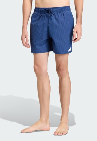 Shorts de bain 'Seersucker' ADIDAS SPORTSWEAR en bleu : devant