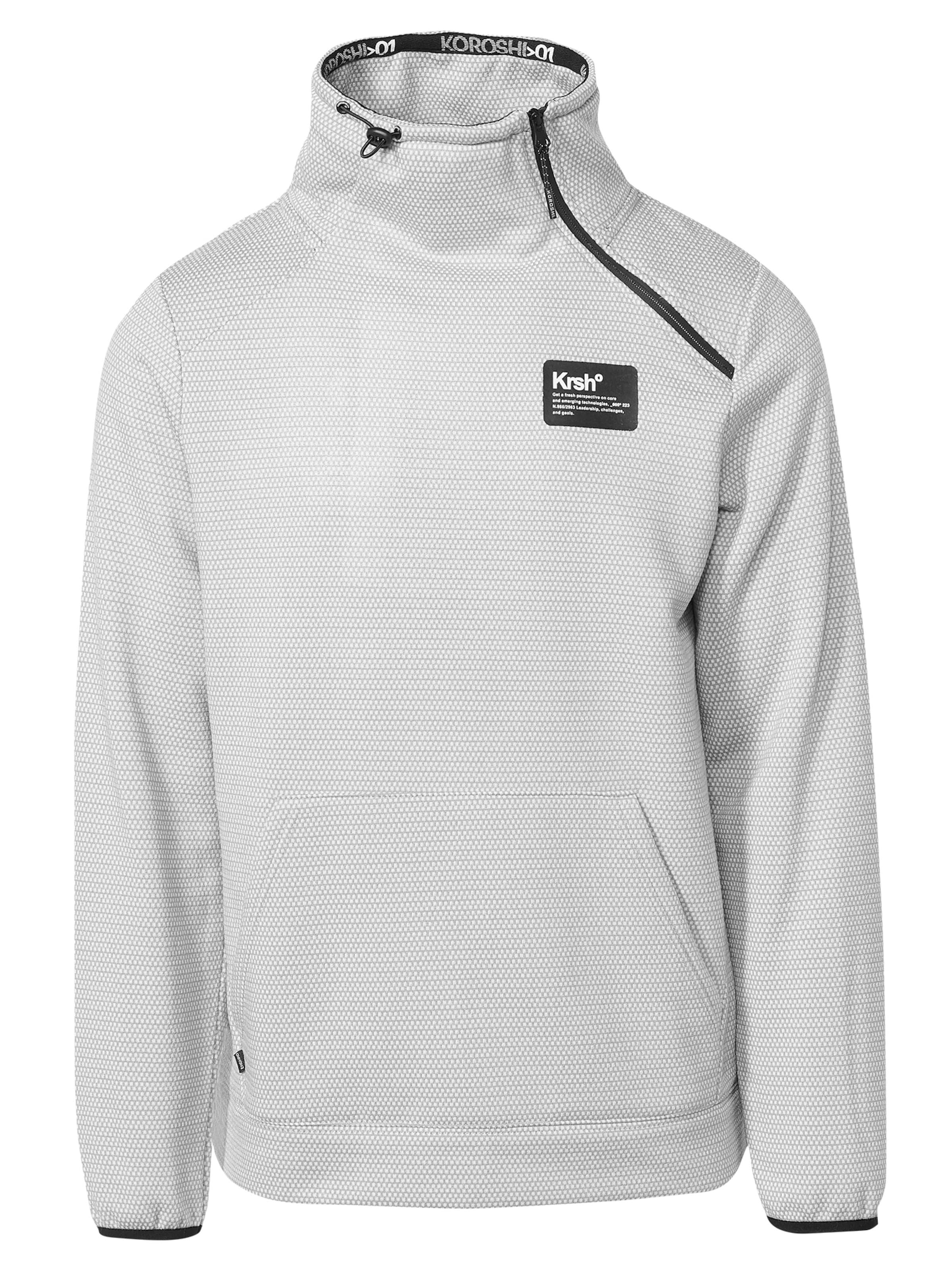 KOROSHI Mikina - Sivá: predná strana