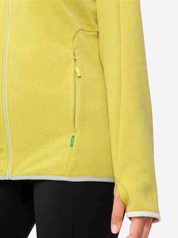 VAUDE Funktionsfleecejacke 'Valsorda' in Gelb
