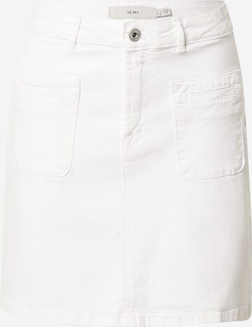 ICHI Skirt 'ZIGGY' in White: front