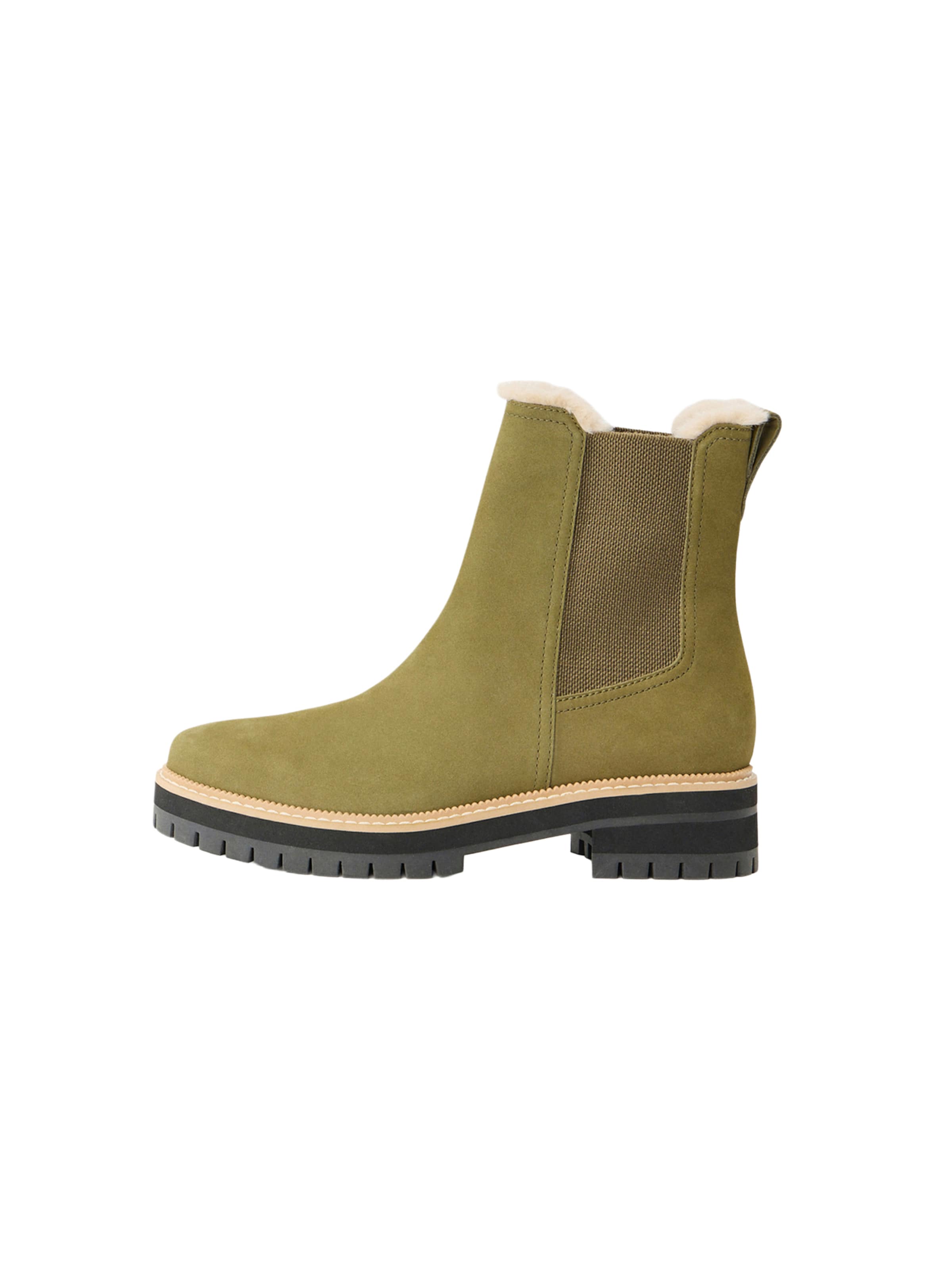 TOMS Chelsea Boots 'Bennet' in Green: front