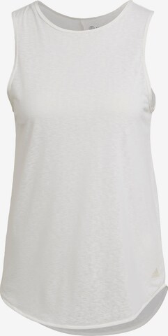 ADIDAS PERFORMANCE Sports Top 'Studio' in White: front