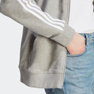 ADIDAS SPORTSWEAR Sportsweatjacke 'Essentials' in Grau