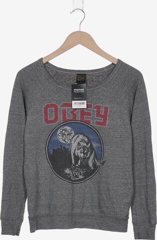 Obey Sweatshirt & Zip-Up Hoodie in XS in Grey: front