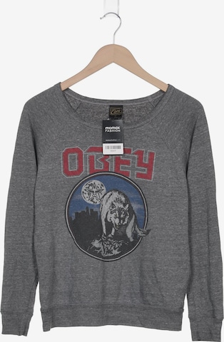 Obey Sweatshirt & Zip-Up Hoodie in XS in Grey: front
