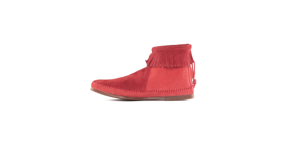 Minnetonka Nilkkurit Back Zip V riss Vaaleanpunainen ABOUT YOU minnetonka-nilkkurit-back-zip-v-riss-vaaleanpunainen-about-you