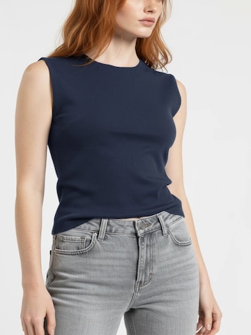 No Matter What Top in Blue