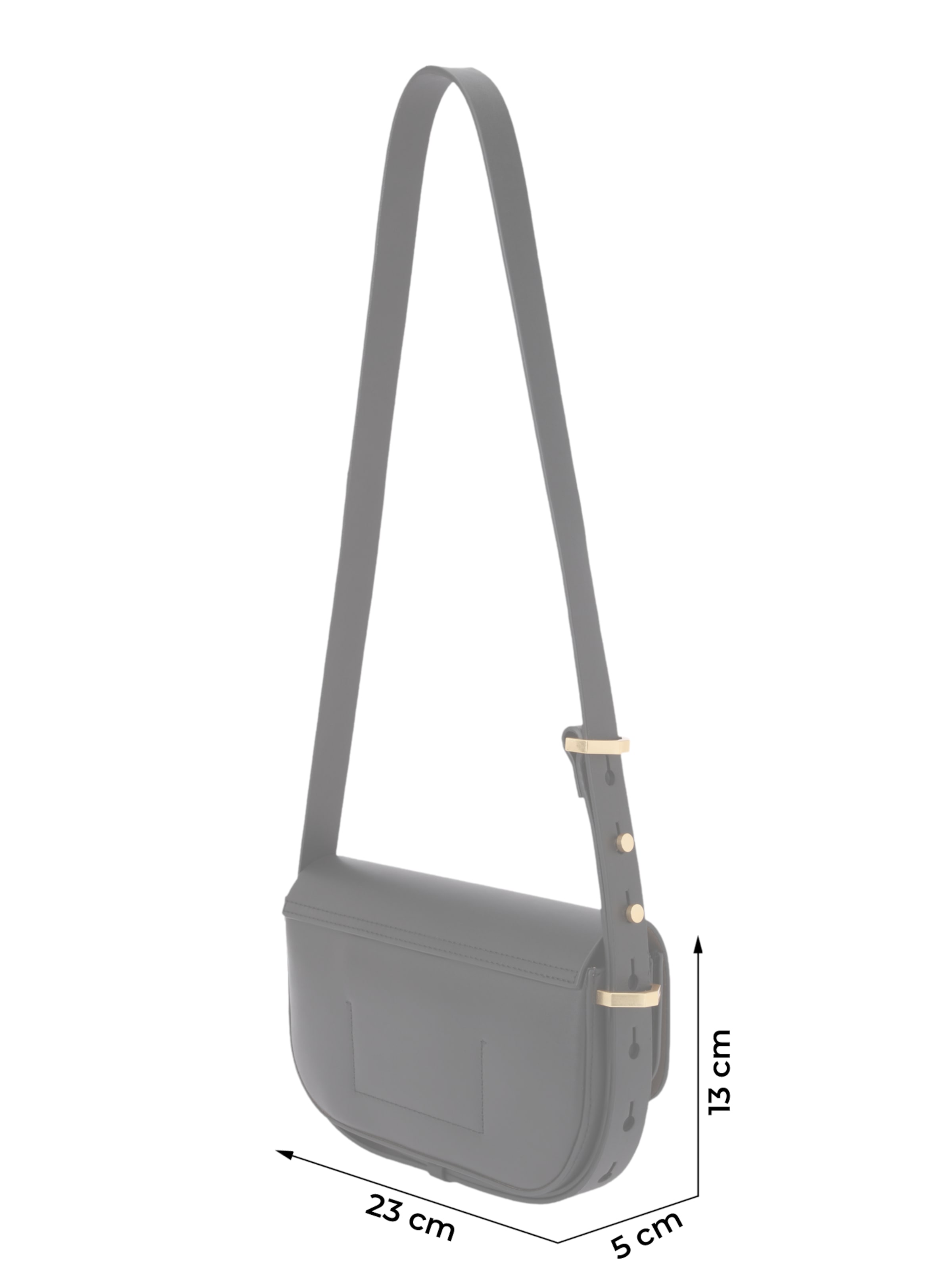 AllSaints - Mala de ombro 'ETTA' em preto