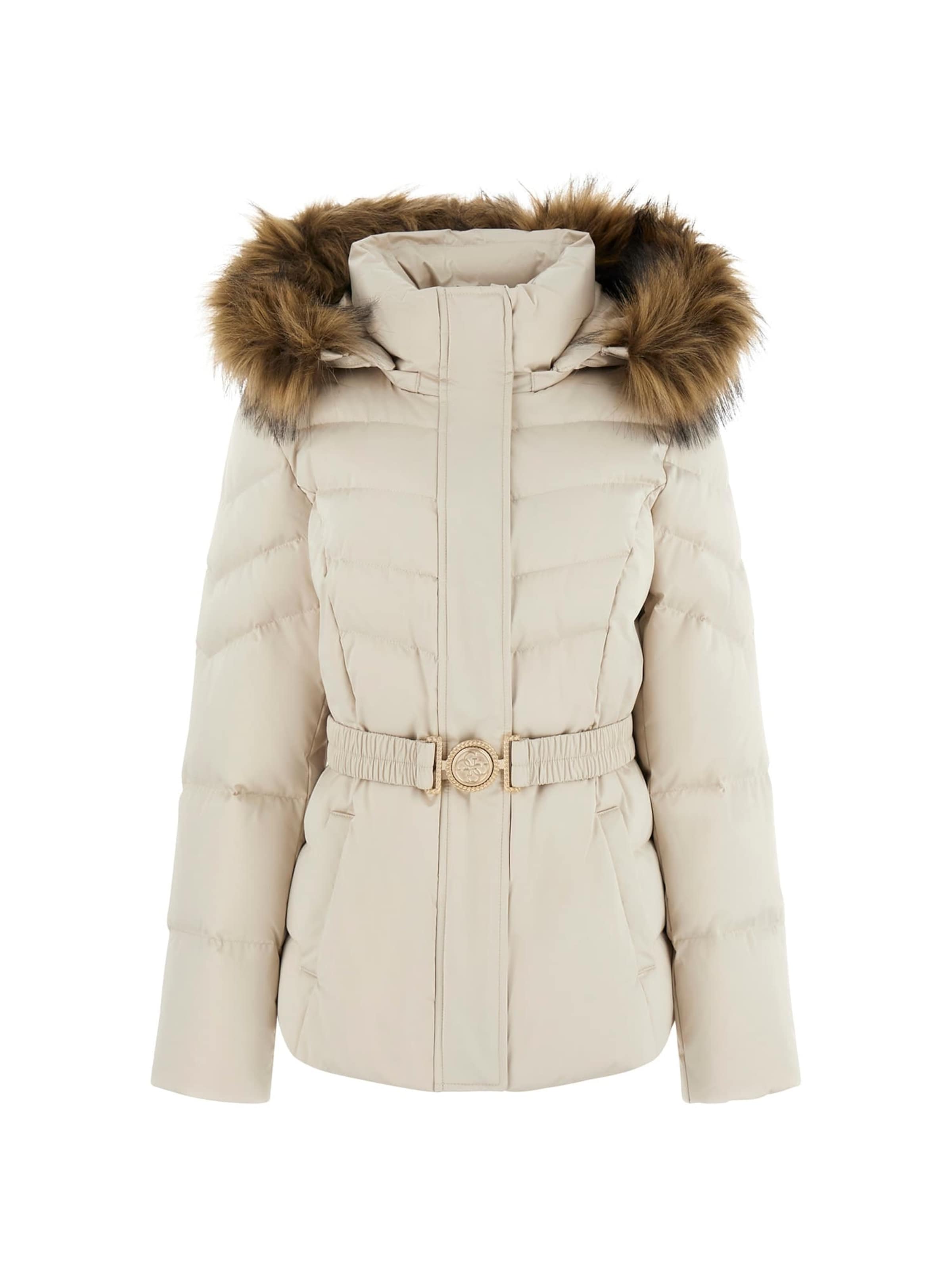 GUESS Winterjacke in Beige: Vorderseite