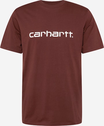 Carhartt WIP Shirt in Bruin: voorkant