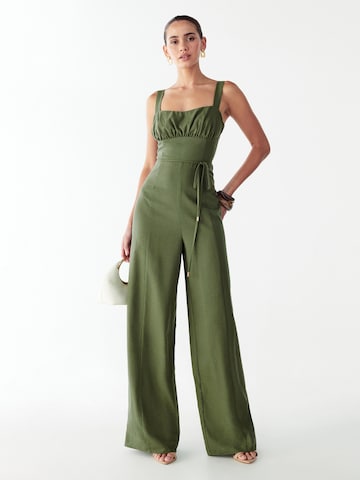 BWLDR Jumpsuit 'Orchid' i grön
