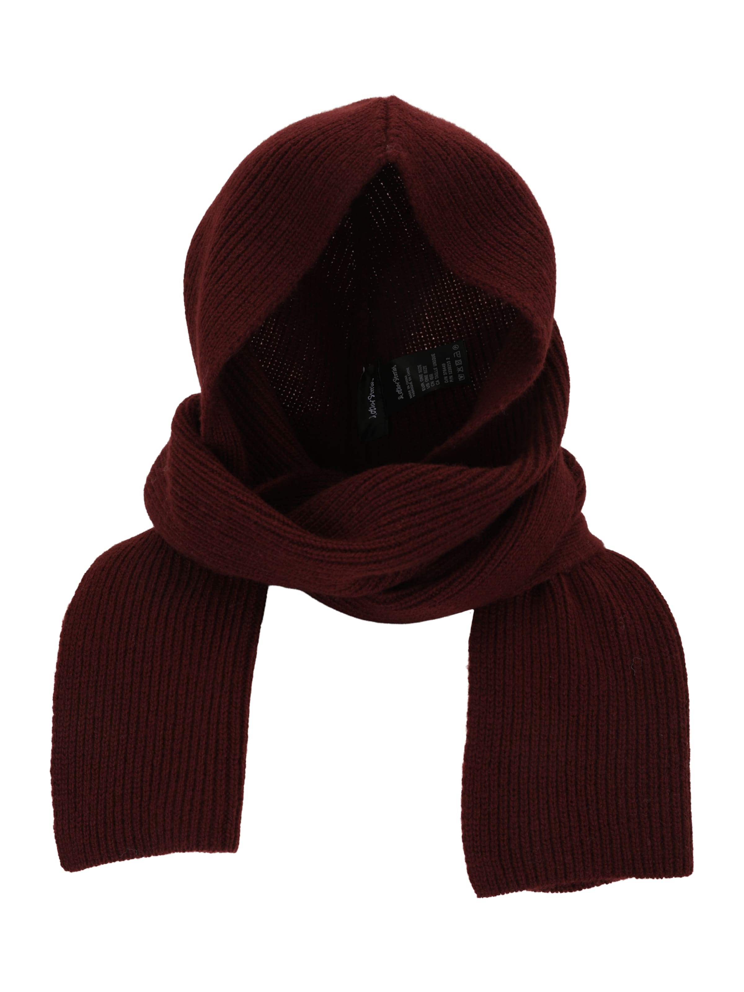 Écharpe & Other Stories en rouge : devant