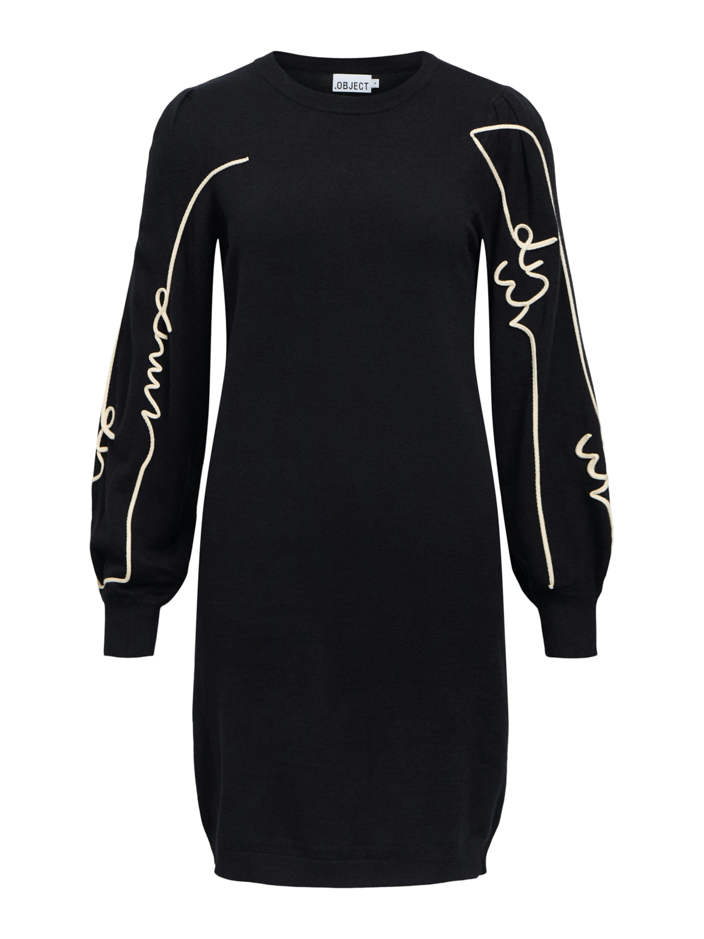 OBJECT Kleid 'OBJThess' in Schwarz: Vorderseite