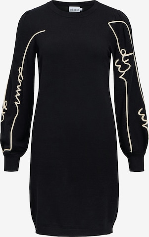 OBJECT Gebreide jurk 'OBJThess' in Zwart: voorkant