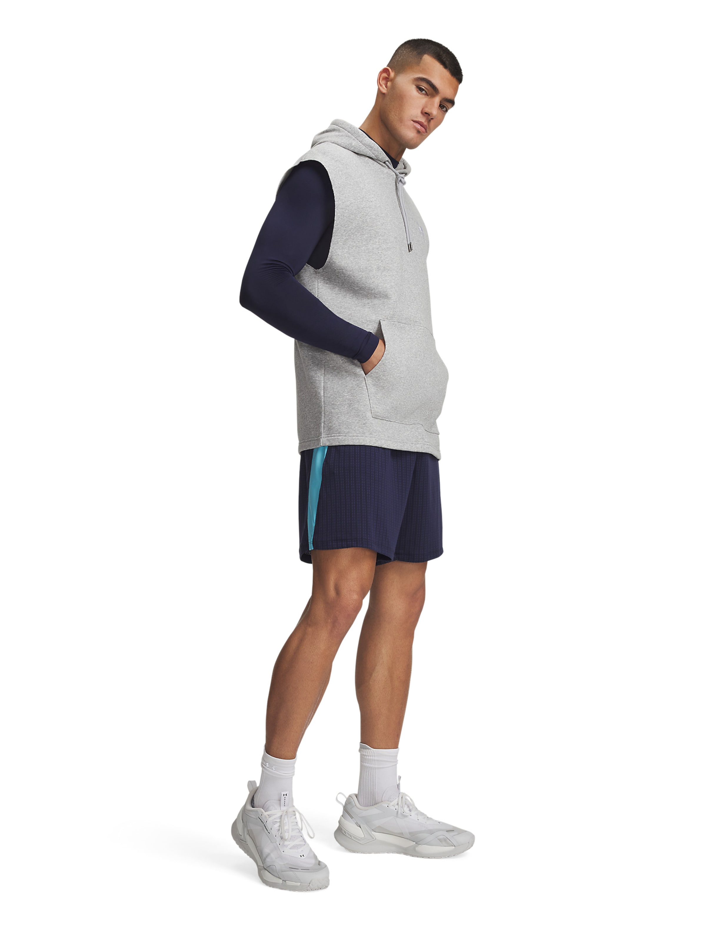 UNDER ARMOUR Regular Sportbroek 'Tech Vent' in Blauw