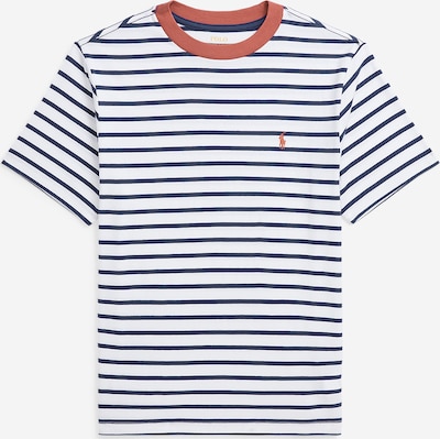 Polo Ralph Lauren T-shirt i royalblå / ljusröd / off-white, Produktvy