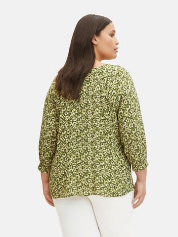 Tom Tailor Women + Blouse in Groen