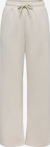 ONLY PLAY Regular Workout Pants 'ONPLOUNGE' in Beige: front