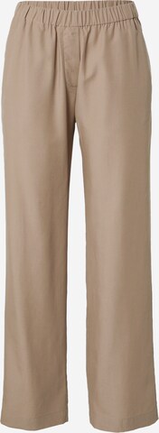 Samsøe Samsøe Loose fit Trousers 'Hoys' in Brown: front