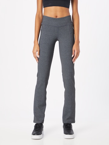 SKECHERS Slim fit Workout Pants in Grey: front