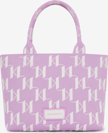 Karl Lagerfeld Shopper in Purple: front