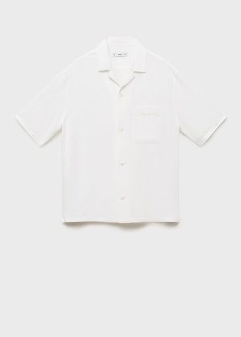 MANGO MAN Regular fit Button Up Shirt 'Banarea' in White