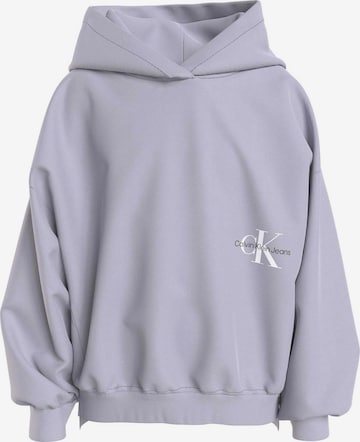 Calvin Klein Jeans Sweatshirt 'MONOGRAM' i lila: framsida