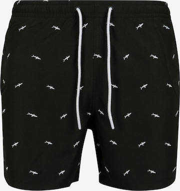 Shorts de bain Urban Classics en noir : devant