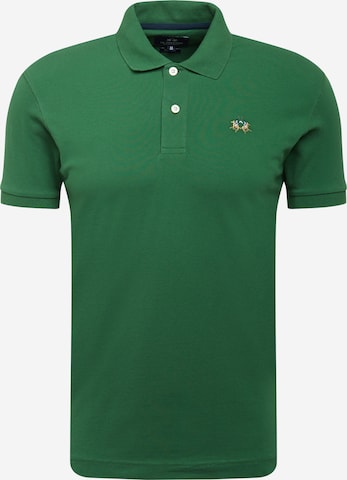 La Martina - Camiseta en verde: frente